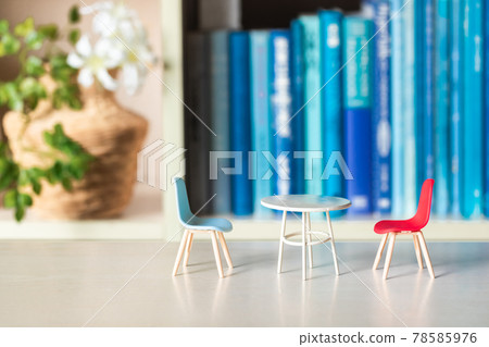 對話圖像微型桌椅 對話圖像微型桌椅 78585976