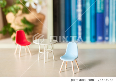 Conversation image miniature table and chair Conversation image miniature table and chair 78585978