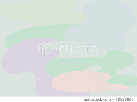 Background illustration of organic curves drawn in pale pastel colors 78586005