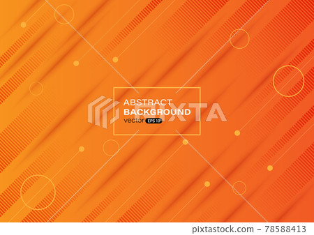 Colorful geometric on orange background 78588413