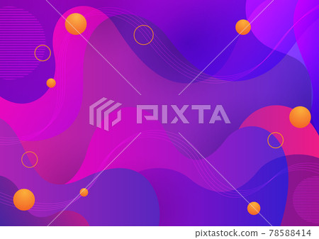 Colorful fluid shape abstract background 78588414