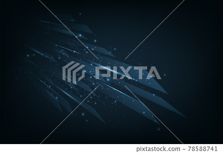 Rectangle speed technology concept. Rectangle speed technology concept. 78588741