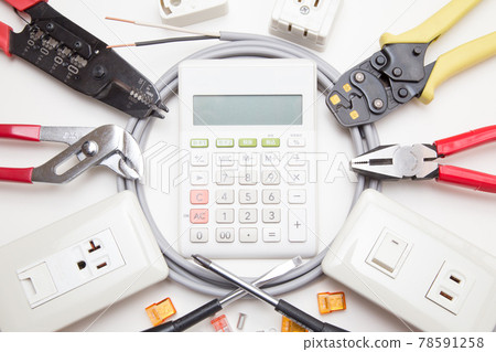 電氣工作成本的圖像 電氣工作成本的圖像 78591258