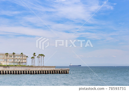 夏季從神戶舞子公園欣賞蔚藍舞子 78593731