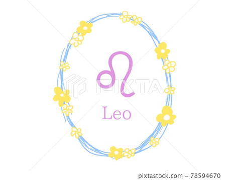 花圈12星座獅子座 78594670