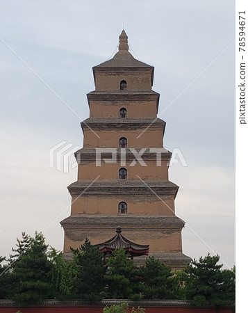 大雁塔全貌 大雁塔全貌 78594671