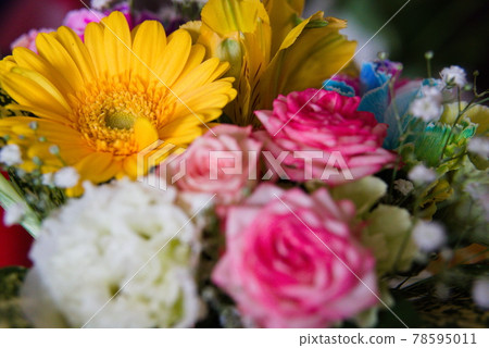彩虹色花束 78595011