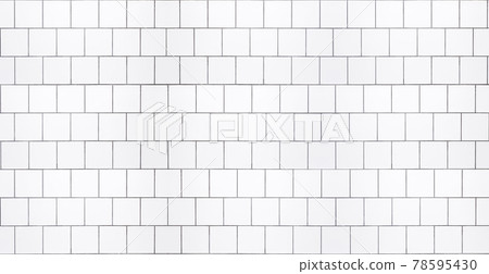 White tile background. Wall with white tiles for the interior of the kitchen or bathroom in the house. Decor, design and decoration of kitchen and bathroom interiors White tile background. Wall with white tiles for the interior of the kitchen or bathroom in the house. Decor, design and decoration of kitchen and bathroom interiors 78595430
