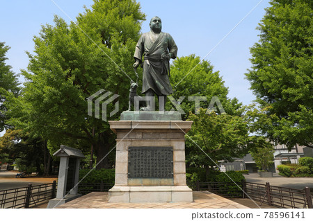 上野皇家公園的Takamori Saigo雕像 上野皇家公園的Takamori Saigo雕像 78596141