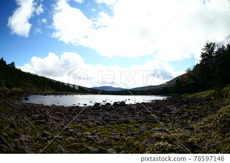 Rain pond at Kita Yatsugatake Rain pond at Kita Yatsugatake 78597146