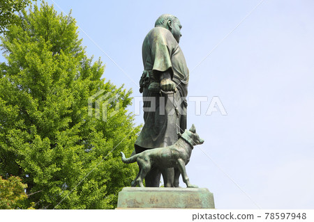 Takamori Saigo statue of Ueno Imperial Park Takamori Saigo statue of Ueno Imperial Park 78597948