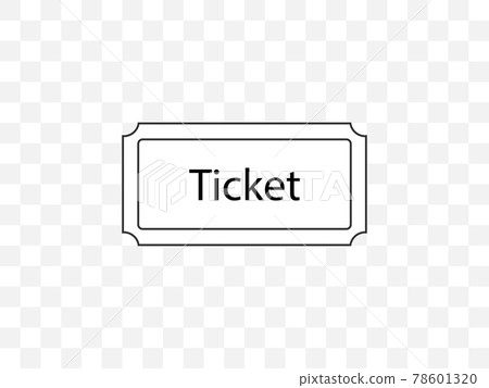 Ecommerce, ticket icon. Vector illustration, flat design. Ecommerce, ticket icon. Vector illustration, flat design. 78601320