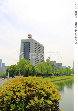 The Metropolitan Police Department Headquarters Building seen from the Imperial Palace Gaien Sakuradamon 78601634
