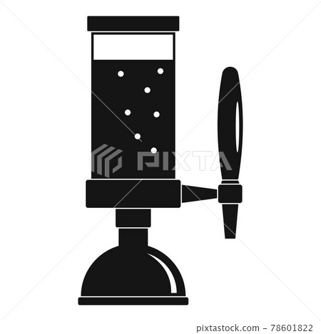 Beer tap icon, simple style 78601822