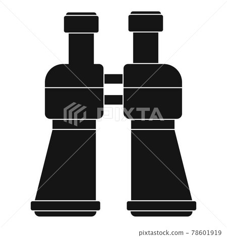Binoculars icon, simple style 78601919