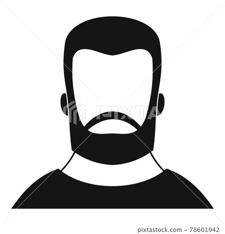 Hipster icon, simple style 78601942