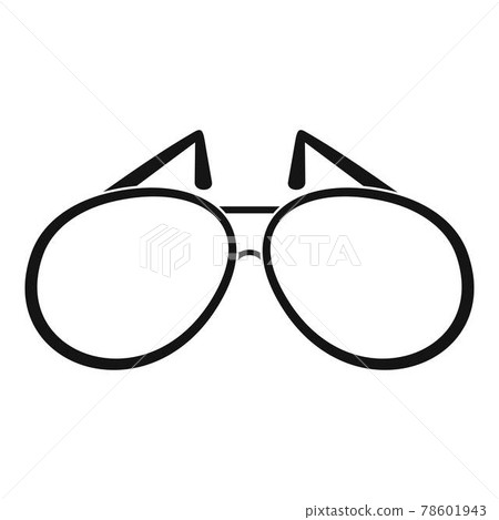 Sunglasses icon, simple style 78601943