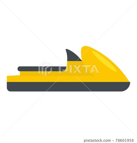 Boat icon, flat style Boat icon, flat style 78601958