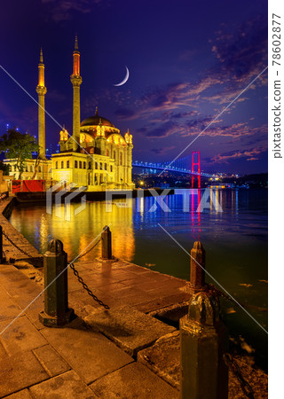 Ortakoy Mosque and Bosphorus 78602877
