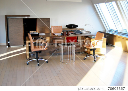 Modern office furniture, boss room, manager table and chairs Modern office furniture, boss room, manager table and chairs 78603867