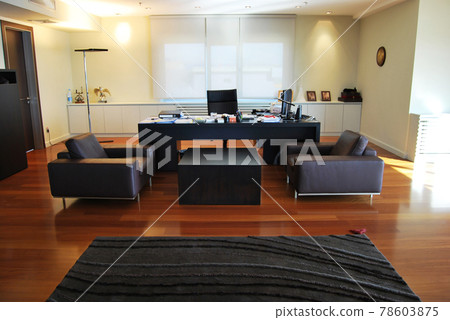 Modern office furniture, boss room, manager table and chairs 78603875