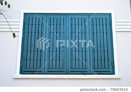 Buyukada in Istanbul located in old antique house old-fashioned wooden windows and shutters, Turkey Istanbul Princes' Islands 78603910