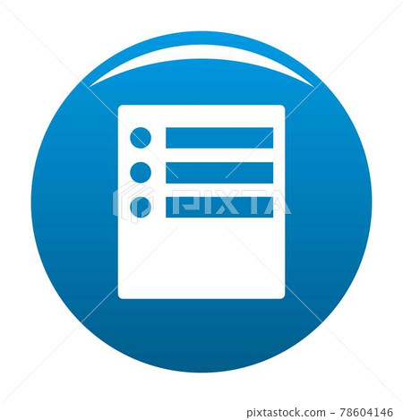 Checklist icon blue vector Checklist icon blue vector 78604146