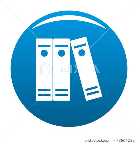 Book lawyer icon blue vector 78604286