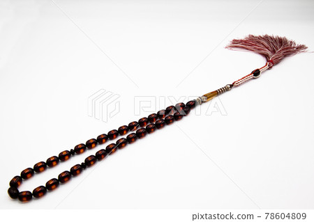 Orange beads sequenced, short rosary, tespih tesbih 78604809