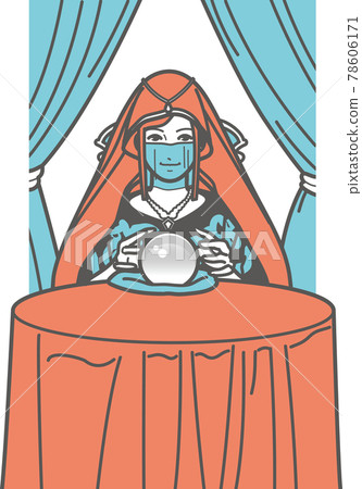 算命先生用水晶球算命 ① 78606171