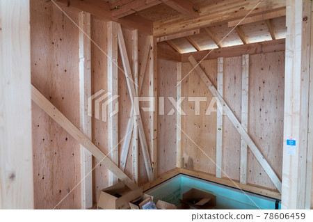 Two-story wooden house Two-story wooden house 78606459