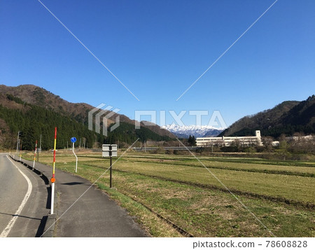 Spring Tainai City Kurokawa District [Tainai City, Niigata Prefecture] 78608828