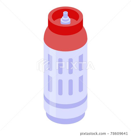 Lpg gas cylinders icon, isometric style 78609641