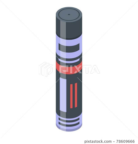 Toxic foam tube icon, isometric style Toxic foam tube icon, isometric style 78609666