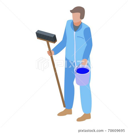 Window washer icon, isometric style - Stock Illustration [78609695] - PIXTA