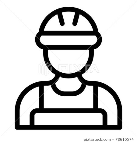 Tiler avatar icon, outline style Tiler avatar icon, outline style 78610574