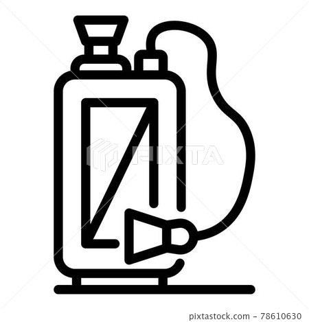 Gasoline sprayer icon, outline style 78610630