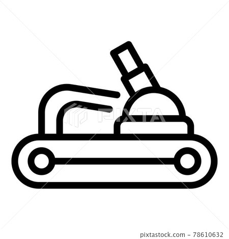 Gasoline garden tool icon, outline style Gasoline garden tool icon, outline style 78610632