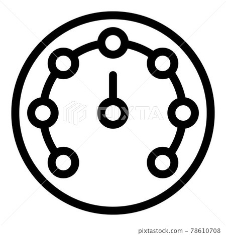 Instrument barometer icon, outline style Instrument barometer icon, outline style 78610708