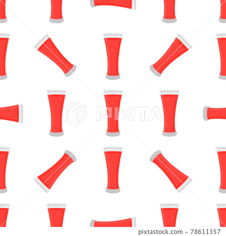 Illustration on theme big colored lemonade in glass cup 78611357