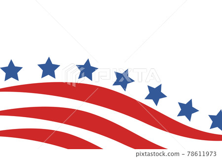 USA flag in style vector USA flag in style vector 78611973