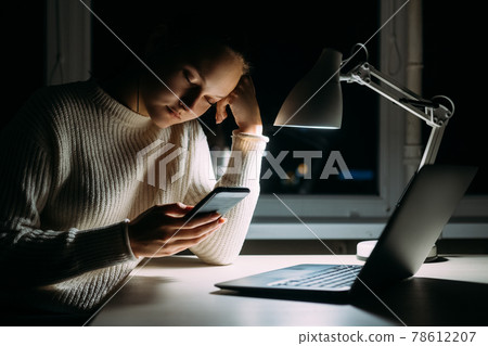 mobile generation boring woman social network 78612207