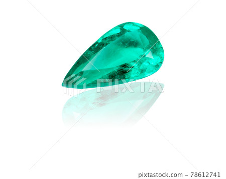 raw emeralds, gemstone jewelry isolated on white background raw emeralds, gemstone jewelry isolated on white background 78612741