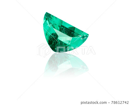 raw emeralds, gemstone jewelry isolated on white background raw emeralds, gemstone jewelry isolated on white background 78612742
