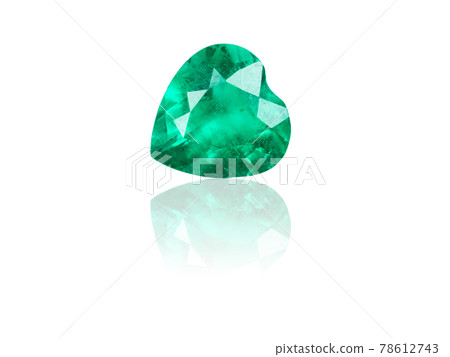 raw emeralds, gemstone jewelry isolated on white background raw emeralds, gemstone jewelry isolated on white background 78612743