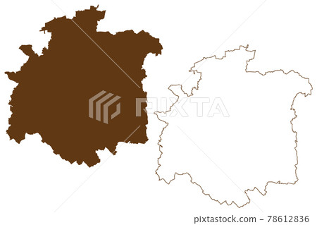 Hildesheim district (Federal Republic of Germany, rural district, State of Lower Saxony) map vector illustration, scribble sketch Hildesheim map Hildesheim district (Federal Republic of Germany, rural district, State of Lower Saxony) map vector illustration, scribble sketch Hildesheim map 78612836