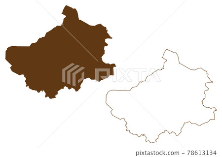 Steinfurt district (Federal Republic of Germany, State of North Rhine-Westphalia, NRW, Munster region) map vector illustration, scribble sketch Steinfurt map Steinfurt district (Federal Republic of Germany, State of North Rhine-Westphalia, NRW, Munster region) map vector illustration, scribble sketch Steinfurt map 78613134