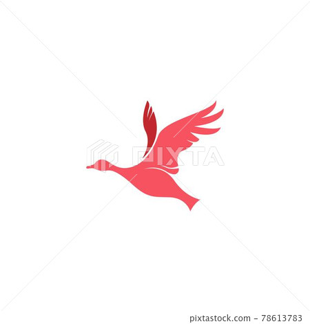 Duck icon logo design concept template illustration 78613783