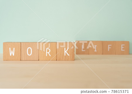 Work, work-life balance | Building blocks with "WORK LIFE" written on them Work, work-life balance | Building blocks with "WORK LIFE" written on them 78615371