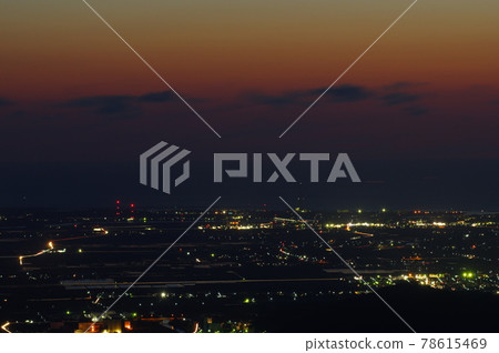 Night view of Awara city from Kengadake forest road observatory Night view of Awara city from Kengadake forest road observatory 78615469